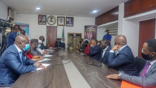 Courtesy Visit to The Honourable Minister,  Barr Mohammed Hassan Abdullahi,  Ministry of Science, Technology and Innovation -